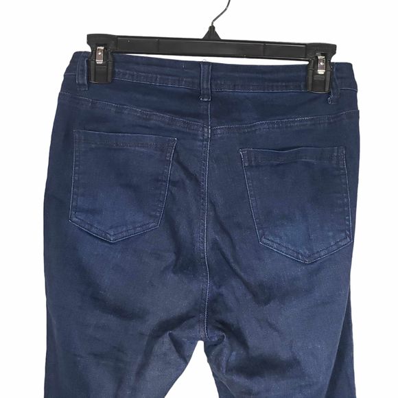 Swank A Posh size Large Blue Stretchy Jeans - Picture 2 of 8